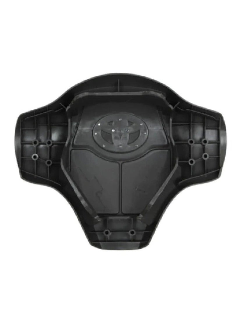 Steering Wheel Airbag Cover for Toyota Yaris 2006–2013 Black Custom Fit Easy Installation - Image 2