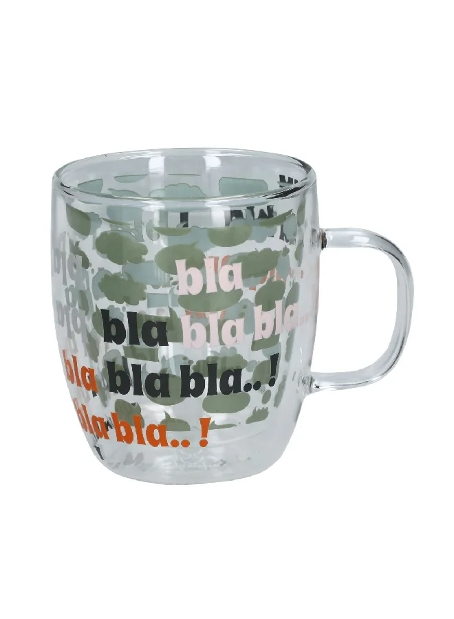 Bien Servi Double Wall Elegant Design Mug Multicolor 330 ml XH-SA1002