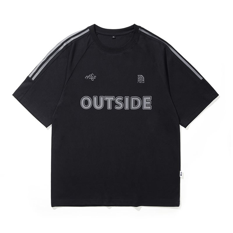 New Fashion Brand Baseball Sports T-Shirt Men'S Summer Loose Plus Size Fashion Brand Short Sleeve T-Shirt Men'S Shirt - Image 1