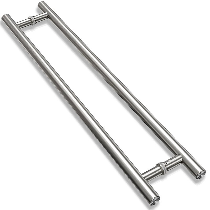 TOGU TG6012 24 inch600mm SUS 304 Stainless Steel Door Pull HandleCommercial Long Door Handle with Solid mounting standoffs Working as gate Handle Shower Door HandleBrushed Nickel Finish