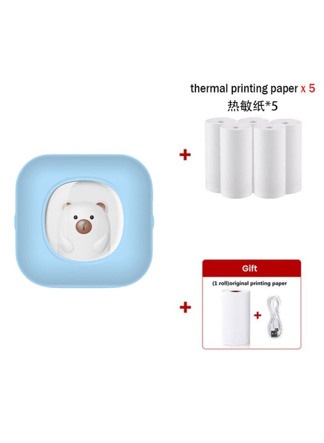 New Mini Printer Wireless Connectable Mobile Phone Thermal Ink-free Small Home High-definition Photo Printer - Image 1