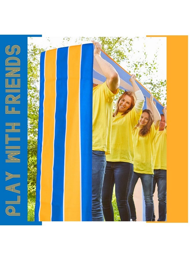 Woanger Woanger 4 Pcs Teamwork Games Group Learning Activity Carnival Team Building Games Fun Playing Run Mat for Kids Teens Adults Family Field Day Outdoor Indoor School Backyard Party, 1.47 x 19.68 ft  - Image 4