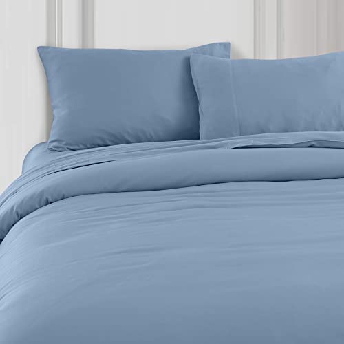 Spread Spain Madison Avenue Cotton Quilt Cover | 400 Thread Count Light Silky Sateen Sheets King Size Double Bed Quilt Cover with Zipper Closure | Soft Razai Cover - 90 x 108 inch - Citadel - Image 4