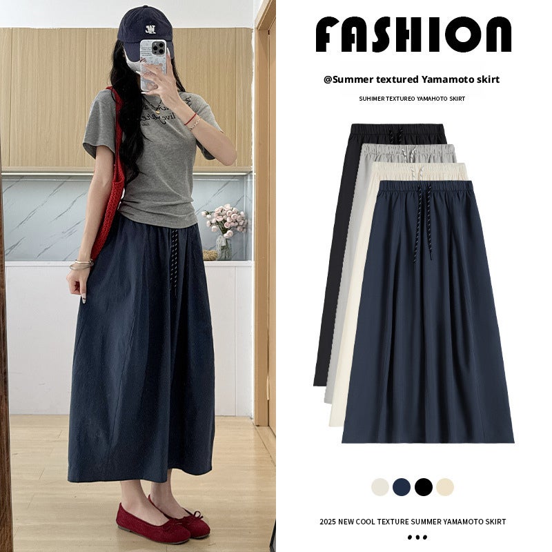 Women's Cargo A-Line Swing Midi Skirt Plus Size Summer Petite - Image 2