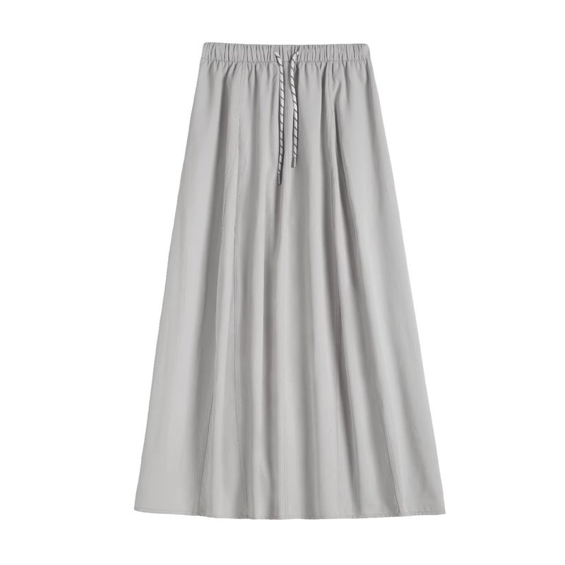 Women's Cargo A-Line Swing Midi Skirt Plus Size Summer Petite - Image 4