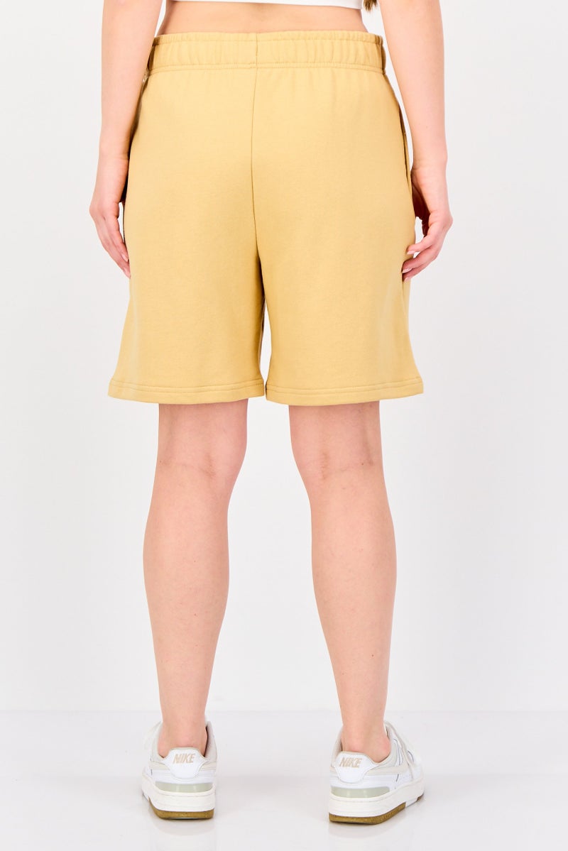 Champion Women Sportswear Fit Embroidered Logo Outdoor Shorts, Tan - Image 4