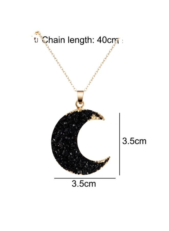 Fatio Romantic Valentine’s Day Gift Box with Black Moon Alloy Necklace – Elegant Jewelry Gift for Women - Image 2