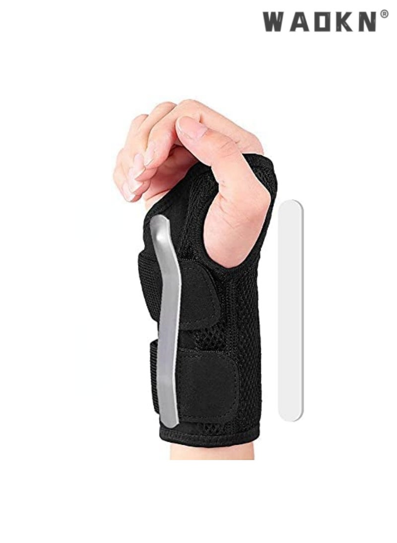 WAOKN Carpal Tunnel Wrist Brace for Men and Women, Hand Circumference Below 22cm,Day Night Therapy Support Splint for Relief of Arthritis, Wrists, Arm, Thumb and Hand Pain, Adjustable Straps, Right Hand  - Image 2