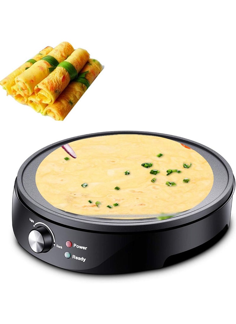 Electric Non-Stick Dosa Maker Pan With Adjustable Temperature 1000w