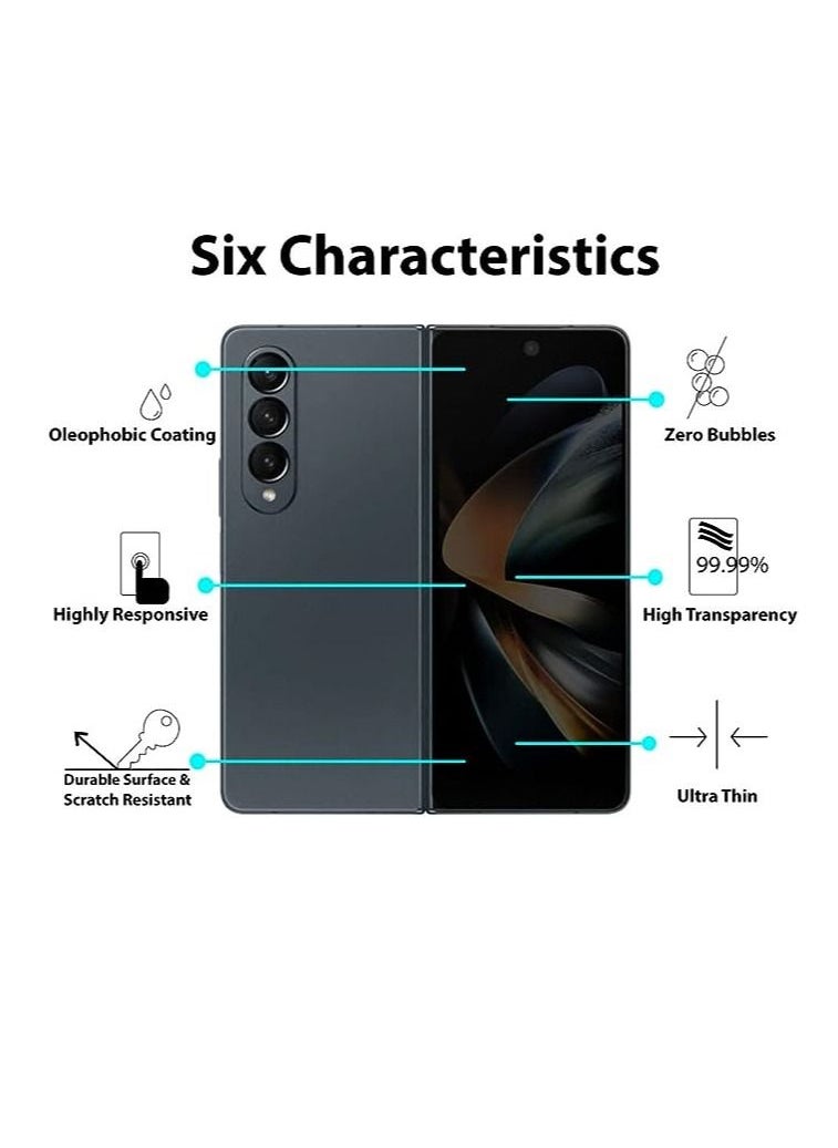 Geneaire Privacy Screen protector compatible with Samsung Galaxy Z Fold4 5G  - Image 2