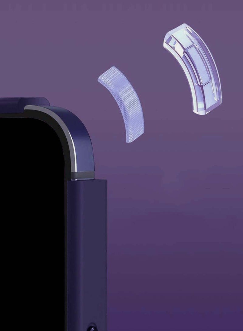 Wtech Samsung Galaxy S25 Plus / S25+ 2025 Hard Silicone Hybrid Translucent Slim Stylish Magnetic Magsafe Case Cover - Eggplant Purple - Image 5