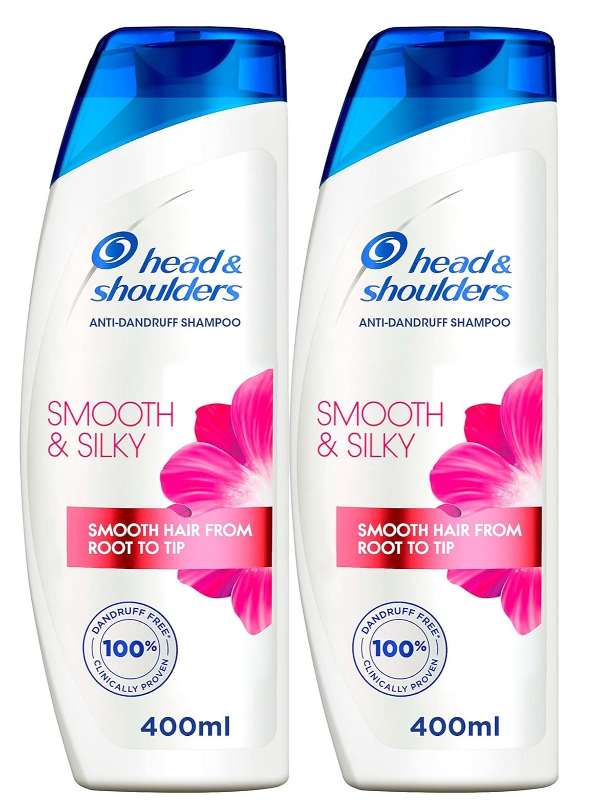Head And Shoulder Head & Shoulders Smooth And Silky 2In1 Anti-Dandruff Shampoo 400 ml X 2