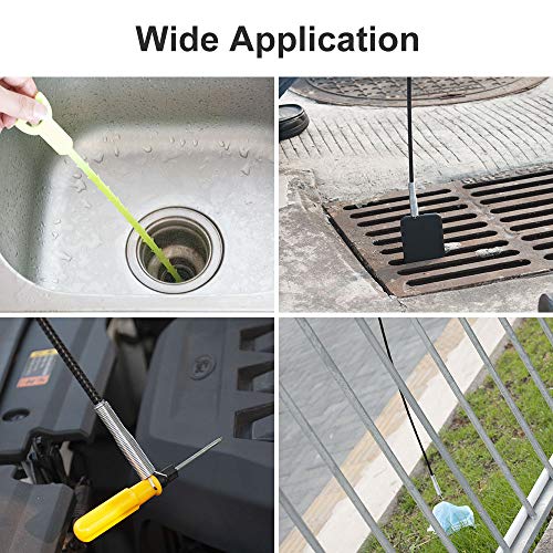 Dr pen DR.PEN Flexible Grabber Claw Pick Up Reacher Tool (Drain Clog Remove Tool), With 4 Claws Bendable Hose Pickup Reaching Assist Tool for Litter Pick, Home and Kitchen Sink, Drains, Toilet (63 inch) - Image 4
