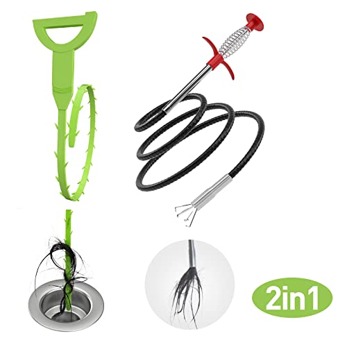 Dr pen DR.PEN Flexible Grabber Claw Pick Up Reacher Tool (Drain Clog Remove Tool), With 4 Claws Bendable Hose Pickup Reaching Assist Tool for Litter Pick, Home and Kitchen Sink, Drains, Toilet (63 inch) - Image 3