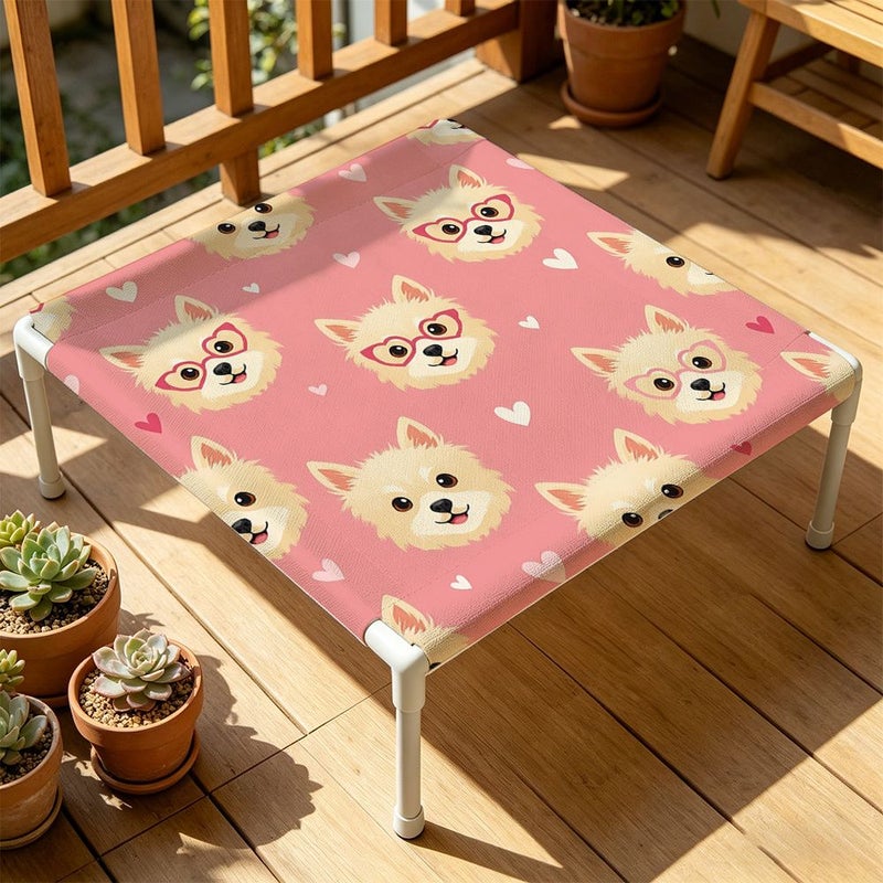 Washable Pet Bed 1 Piece 19.09x19.09x6.5 Inch Summer Breathable Removable Small Dog Bed Cat Pad Suitable For Cage Windowsill Sofa Sleeping - Image 2