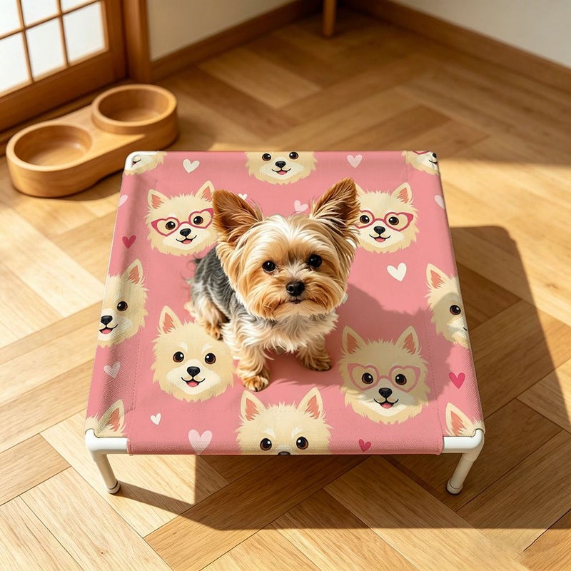 Washable Pet Bed 1 Piece 19.09x19.09x6.5 Inch Summer Breathable Removable Small Dog Bed Cat Pad Suitable For Cage Windowsill Sofa Sleeping - Image 4