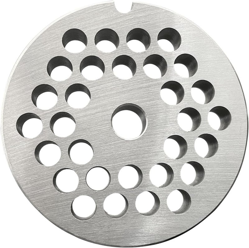 OUSTUE #22 Stainless Steel Meat Grinder Plate Discs Blades Compatible with Meat Grinders,Cutting Disks Heavy Duty (5/16 Hole Plate) - Image 1