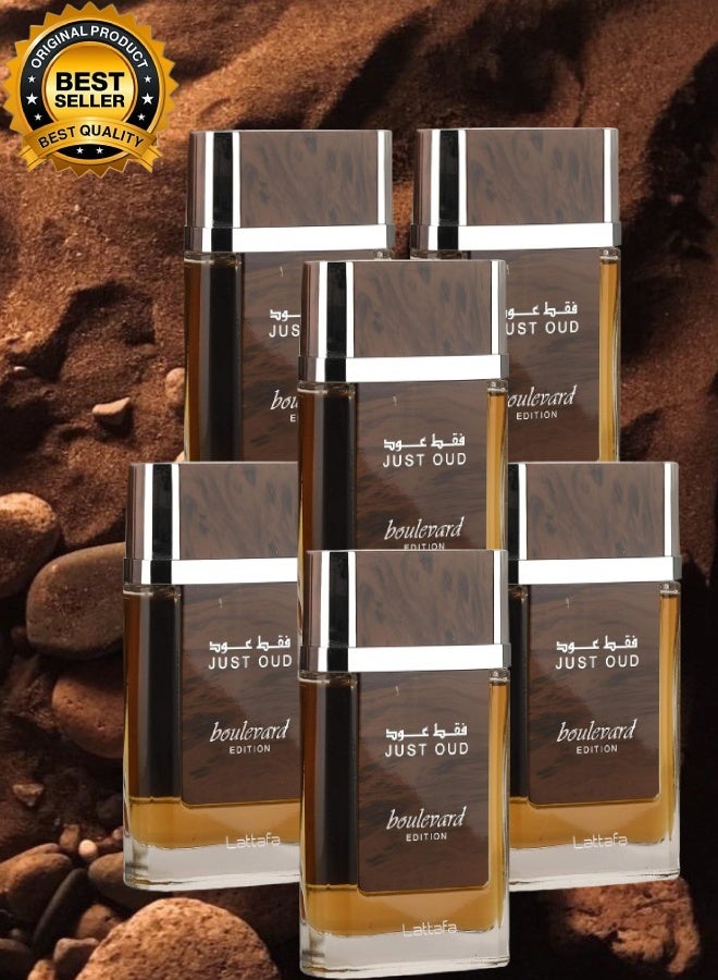 BOULEVARD 6 Pieces Just Oud Perfume 90ML - Image 1