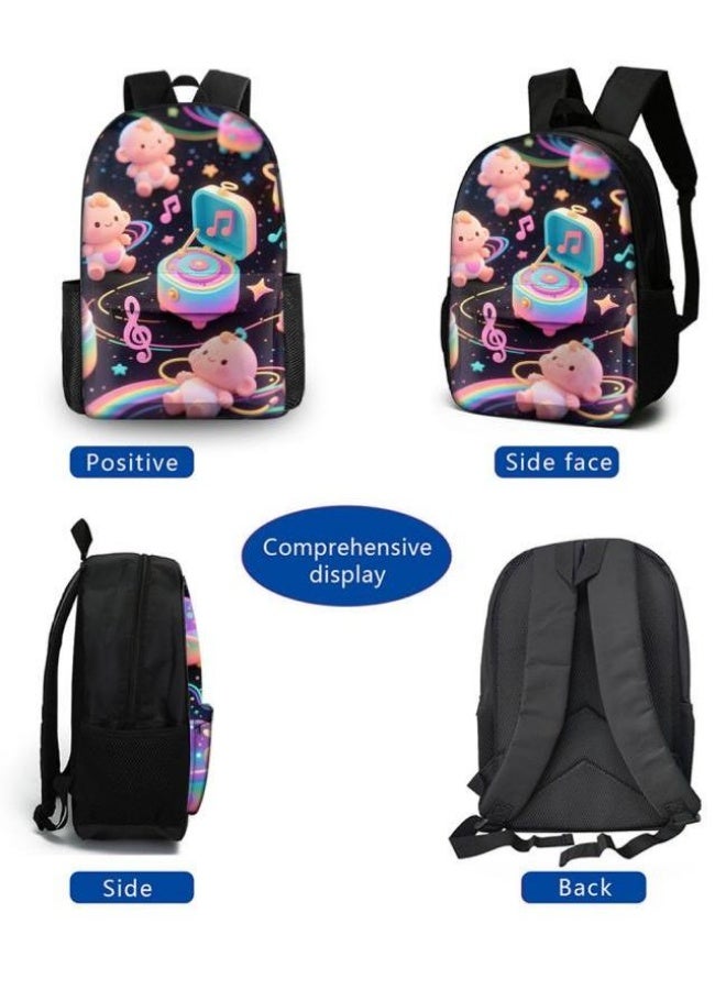Bright Li Fire [Hot New Product] Cute Cartoon Bag Set | Shoulder + Handbag + Pencil Bag Three-piece Set | Essential for Children and Students Outdoors - 96  - Image 3
