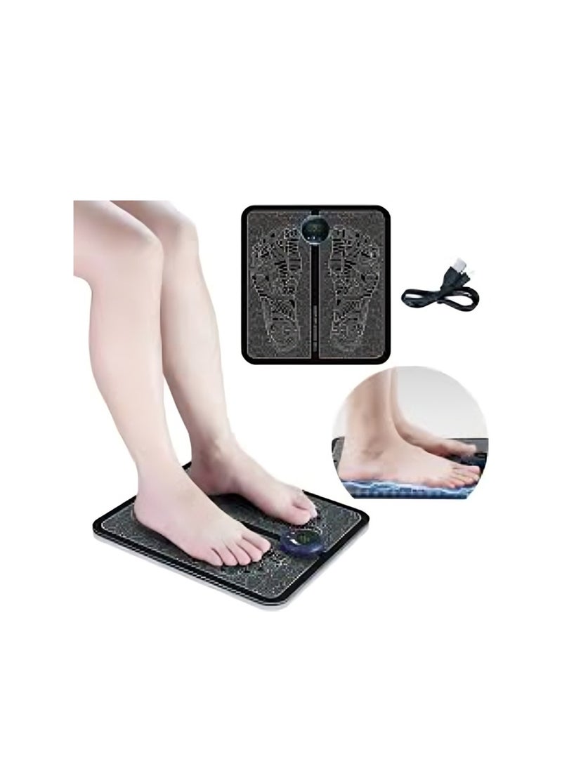 Relax Smart EMS Foot Massager Electric Muscle Stimulation Foot Massager Comfortable Foot Pillow for Home Office Use Portable Massage Pillow - Image 1