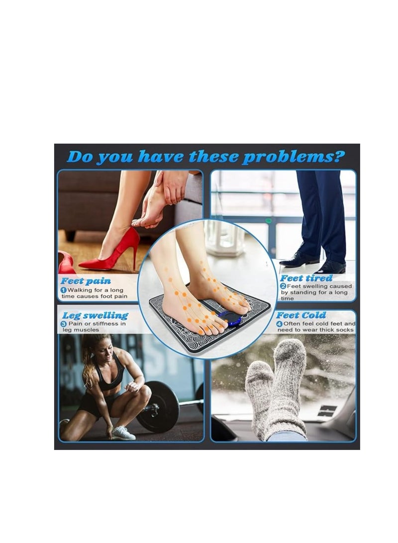 Relax Smart EMS Foot Massager Electric Muscle Stimulation Foot Massager Comfortable Foot Pillow for Home Office Use Portable Massage Pillow  - Image 2