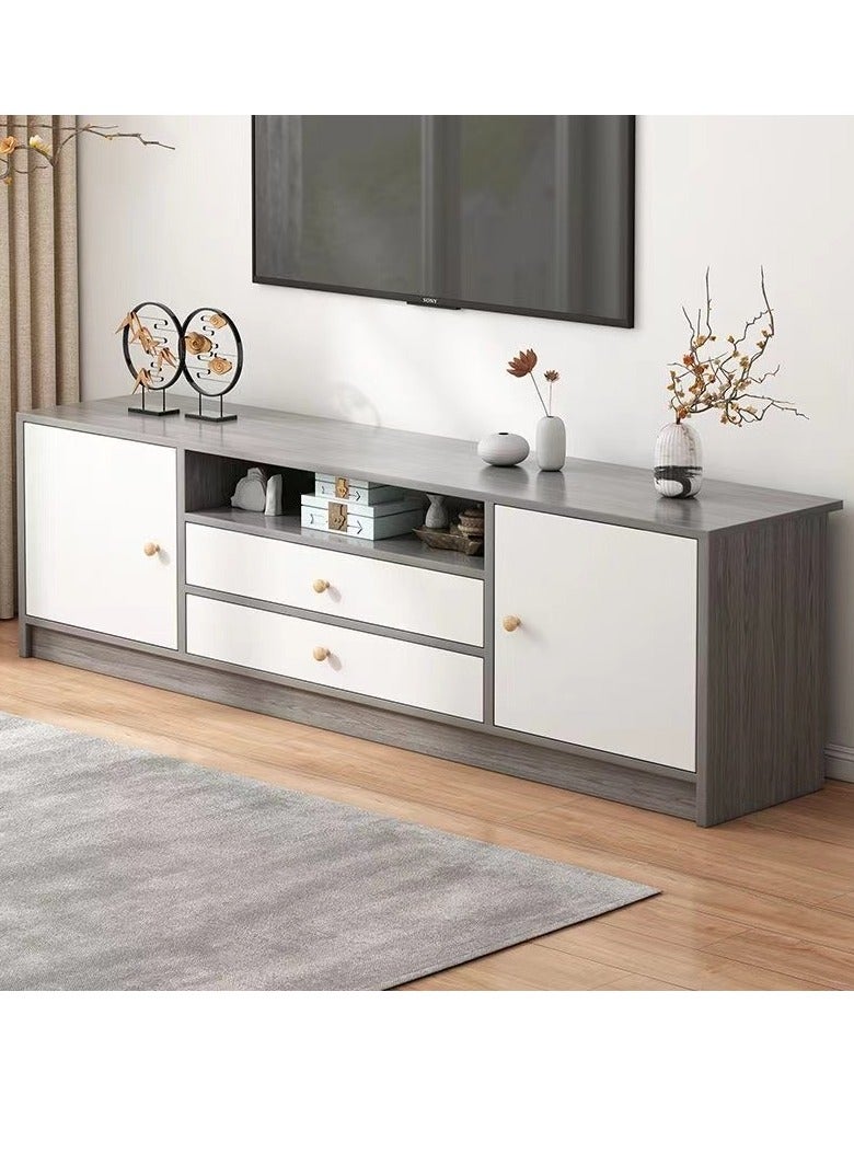 Generic 65 Inch TV Stand TV Cabinet TV Table with Cabinets and Drawers Wooden TV Entertainment Stand Desk TV Television Desk for Living Room, Bedroom（140*29*54CM） - Image 3