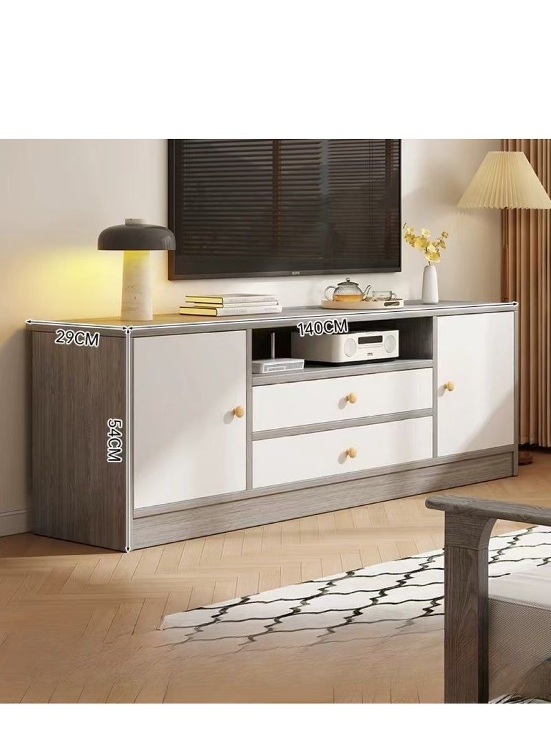 Generic 65 Inch TV Stand TV Cabinet TV Table with Cabinets and Drawers Wooden TV Entertainment Stand Desk TV Television Desk for Living Room, Bedroom（140*29*54CM） - Image 5