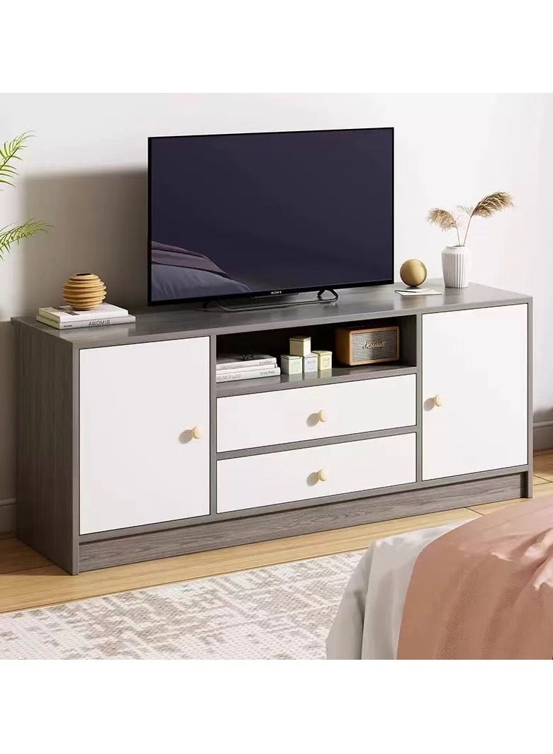 65 Inch TV Stand TV Cabinet TV Table with Cabinets and Drawers Wooden TV Entertainment Stand Desk TV Television Desk for Living Room, Bedroom（140*29*54CM） - Image 2