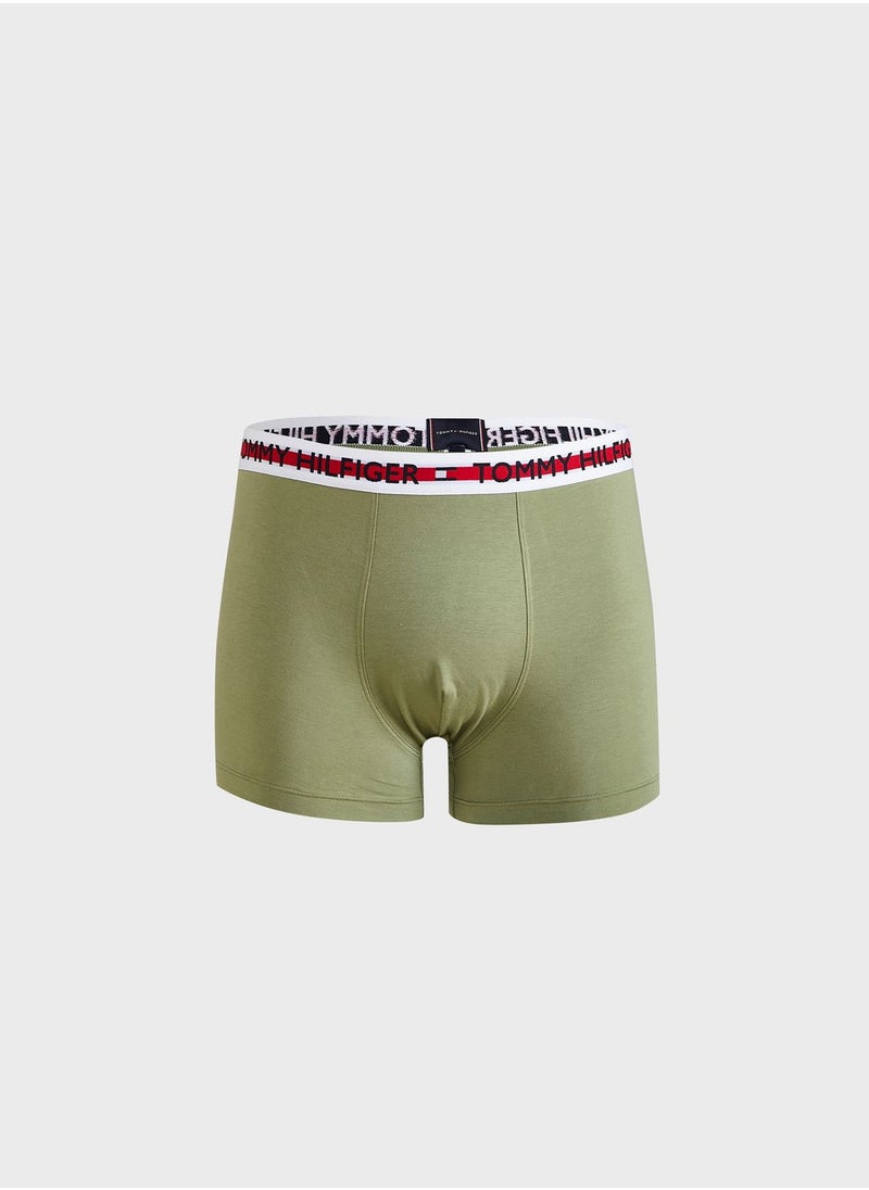 TOMMY HILFIGER - Logo Band Trunks - Image 1
