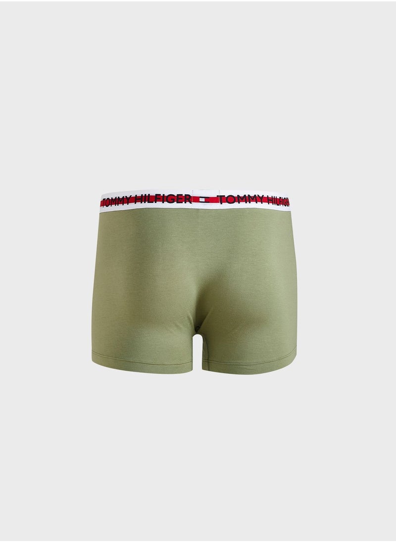 TOMMY HILFIGER - Logo Band Trunks - Image 1