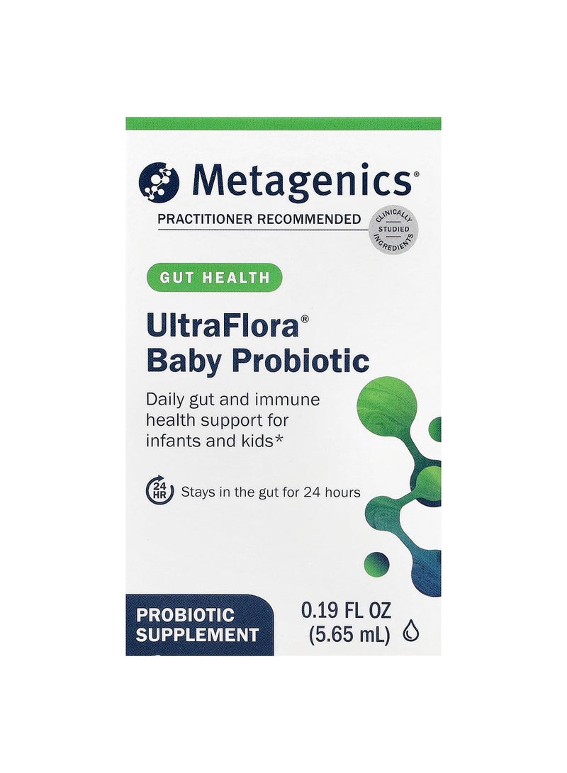Metagenics UltraFlora®, Baby Probiotic, 0.19 fl oz (5.65 ml)