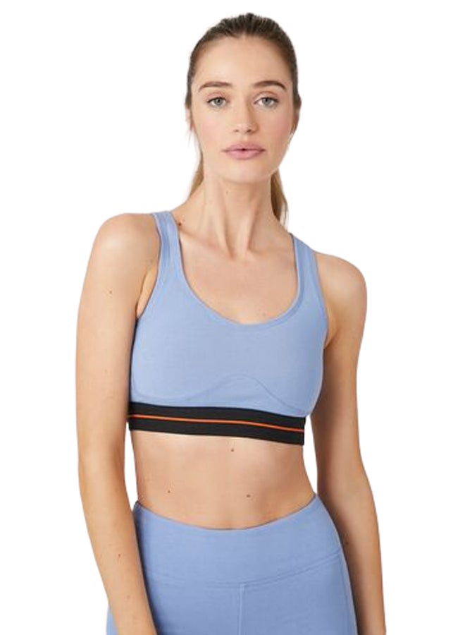 FOREVER 21 Contrast-Trim Cutout Sports Bra - Image 1