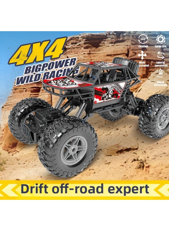 Generic Kidsren's Alloy Remote Control Car Drift Off-road Vehicle Climbing Car Remote Control Car Toy Car Model High-speed Racing Car-Color:[blue] Alloy Version 2.4G Side Row Off-road Vehicle 11-way (color Box)-Scale:Comes With 1 Set Of Rechargeable Batteries + Charger  - Image 5