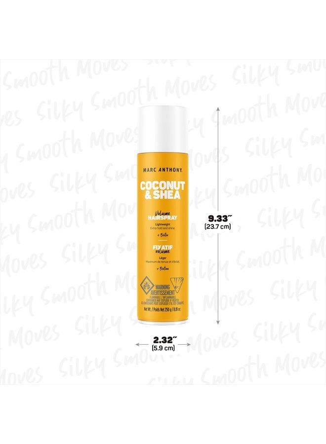 MARC ANTHONY Coconut Oil Volume Hairspray , Basic, 8.8 Ounce - Image 3