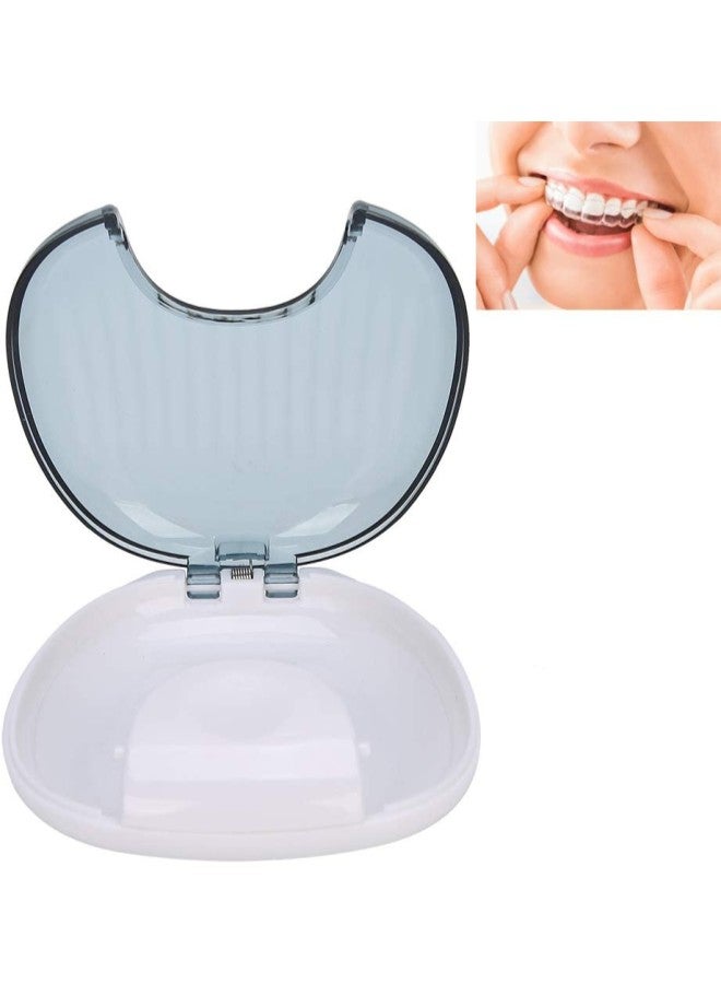 klarako Orthodontic Retainer Case, Portable Waterproof Mouthpiece Denture Storage Box, Teeth Mouth Guard Container(03) - Image 1
