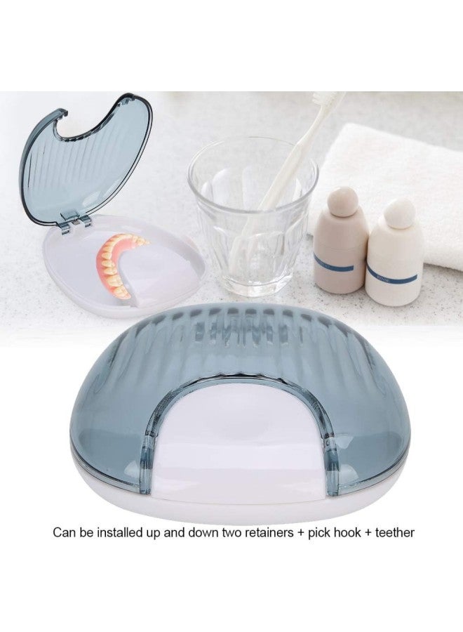 klarako Orthodontic Retainer Case, Portable Waterproof Mouthpiece Denture Storage Box, Teeth Mouth Guard Container(03) - Image 3