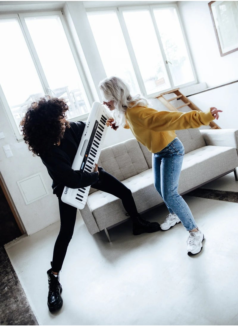 CASIO - CT-S200 Digital Piano Keyboard - White - 61 Keys - 400 Tones - 77 Rhythms, With Power Adaptor - Image 1