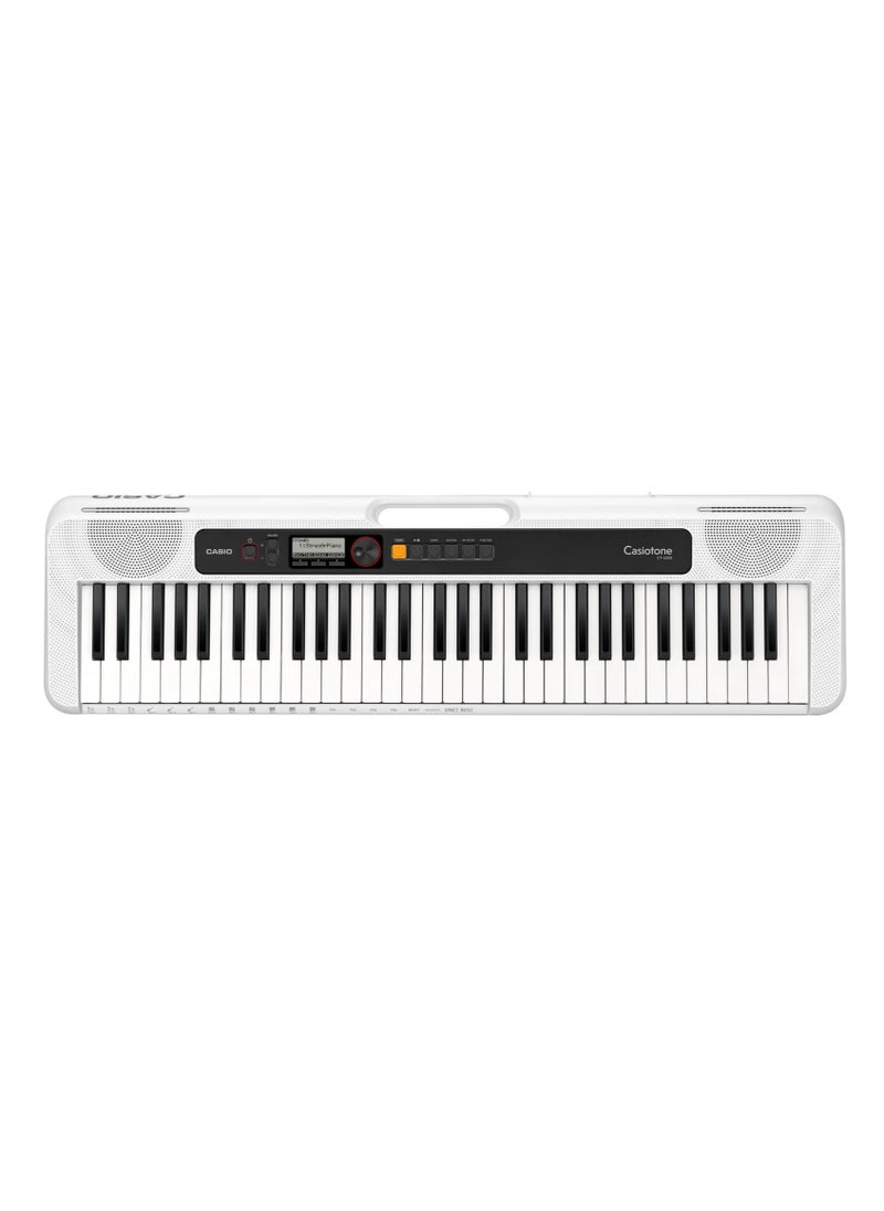 CASIO - CT-S200 Digital Piano Keyboard - White - 61 Keys - 400 Tones - 77 Rhythms, With Power Adaptor - Image 1