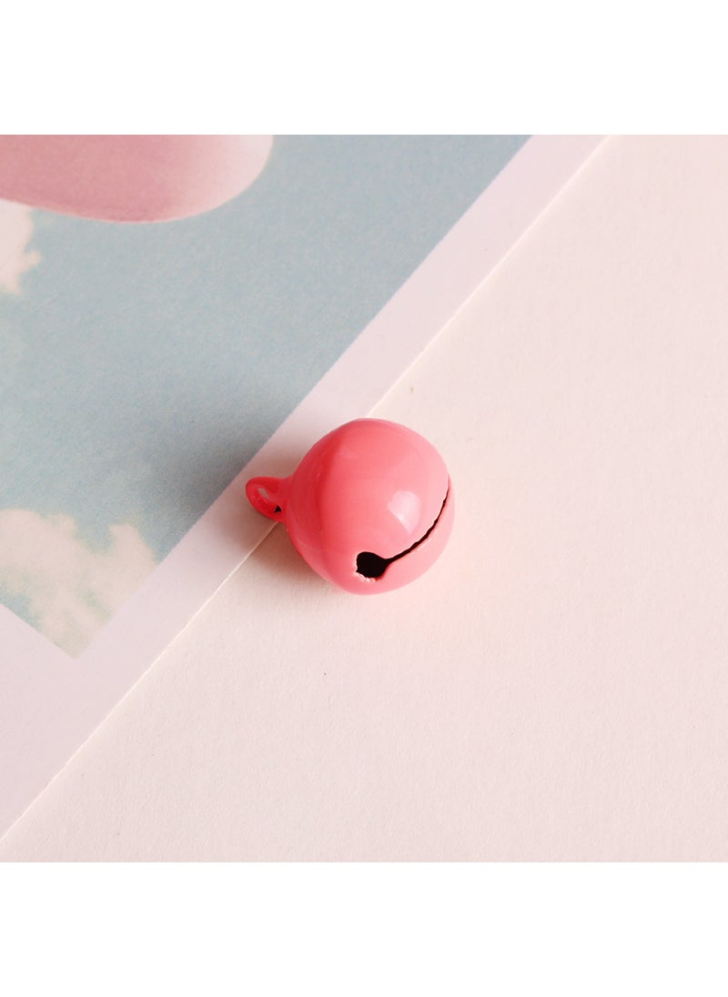 14mm Colored Bells Charms Keychain Christmas Pet Decor Watermelon red