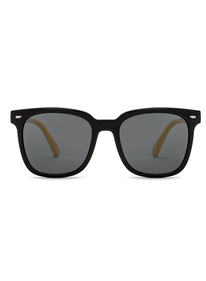 Hooper Hooper By Lenskart | Black Blue Full Rim Square Latest and Stylish Kids Sunglasses | Polarized and 100% UV Protected | For Boys & Girls (Age 8-12 yrs) | HP S15811L  - Image 2