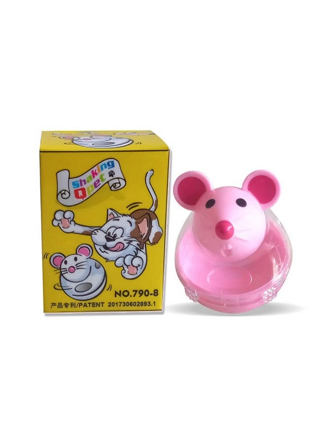 DOYIFun 2pcs Cat Slow Feeder Food Ball,Mice Water Droplet Bone Tumbler Shaped Pet Mouse Treat Ball Cat Food Toy Slow Feeder Enrichment Toys - Image 5