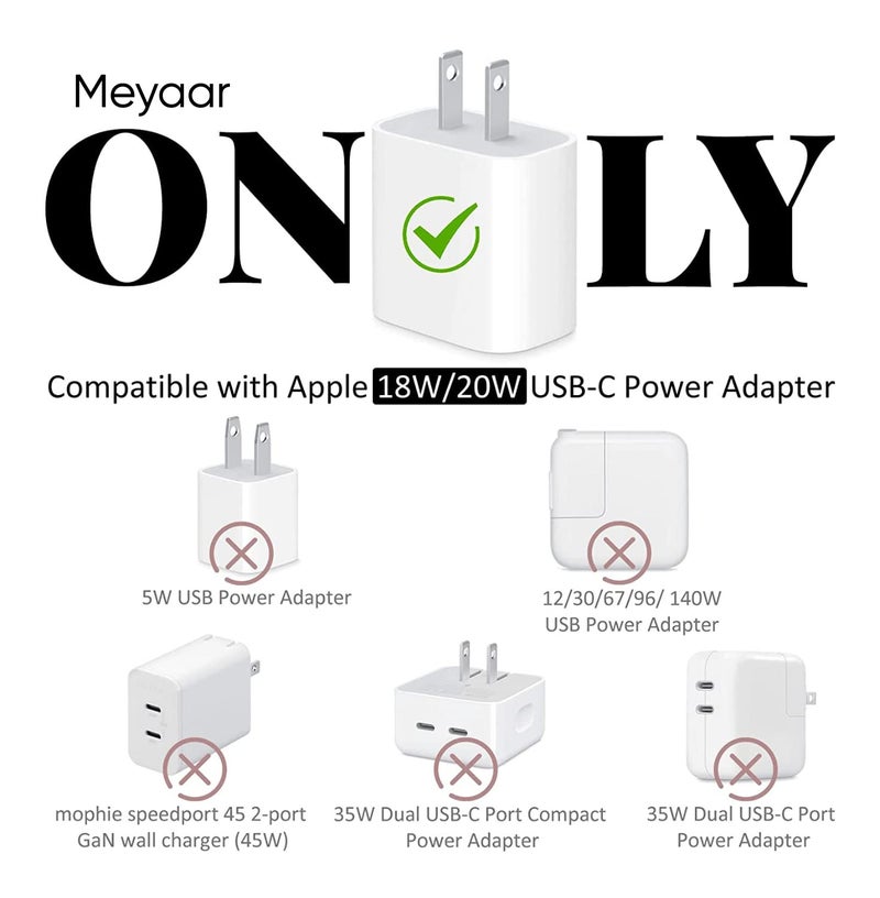 Meyaar Wave-Shaped Cable Protector Series with 3D Cute Pattern for iPhone Charger 20W & 18W, Data Line Wire Saver Charging Cable Charger Protective Cable, Full Protection Cover (Blue Bow) - Image 2