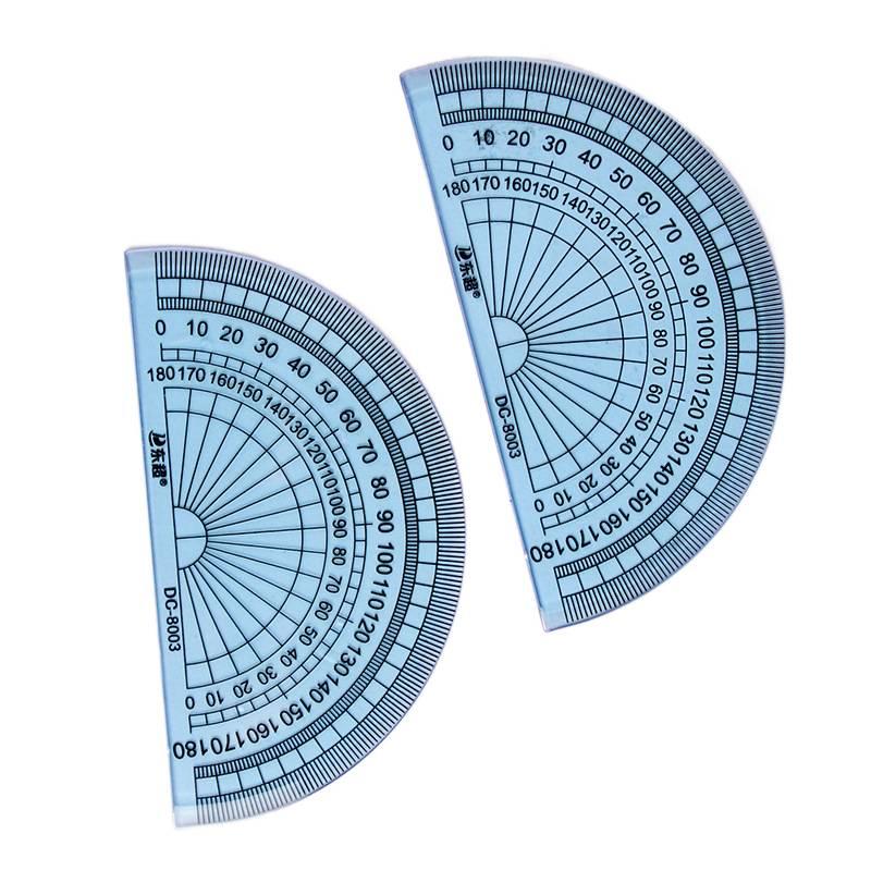 1 Piece Ruler Set with Protractor for School Math Drawing and Measuring - Image 4