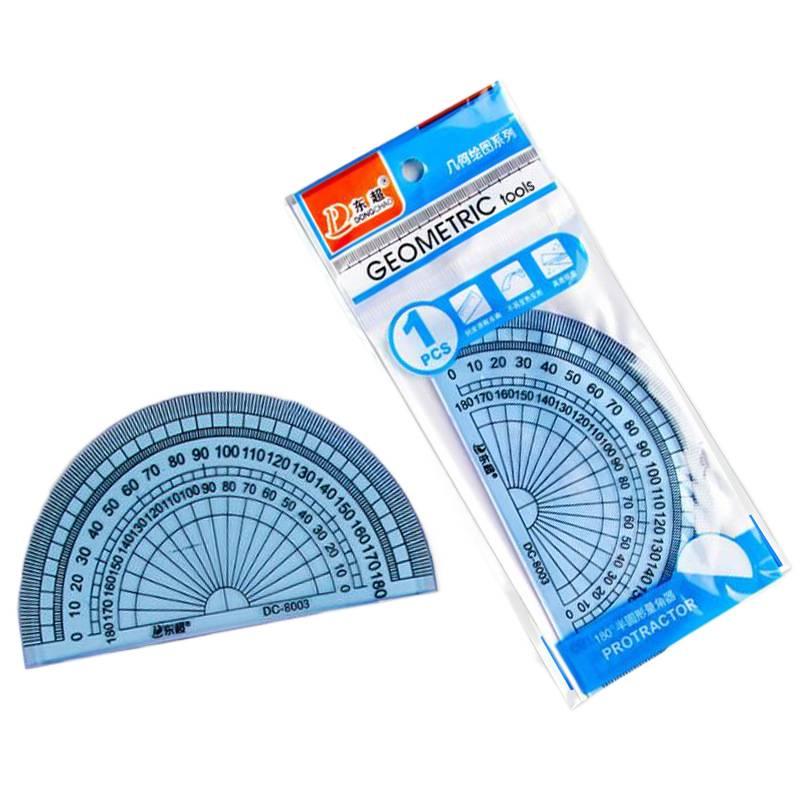 1 Piece Ruler Set with Protractor for School Math Drawing and Measuring - Image 1
