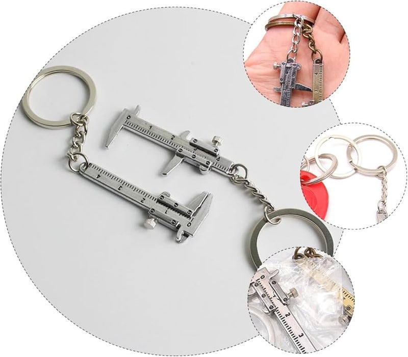 Mini Caliper Keychain Pocket Tool Dial Micrometer Measuring Gauge 1 Pc - Image 5