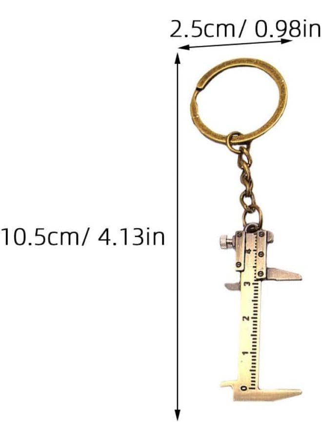Mini Caliper Keychain Pocket Tool Dial Micrometer Measuring Gauge 1 Pc - Image 3