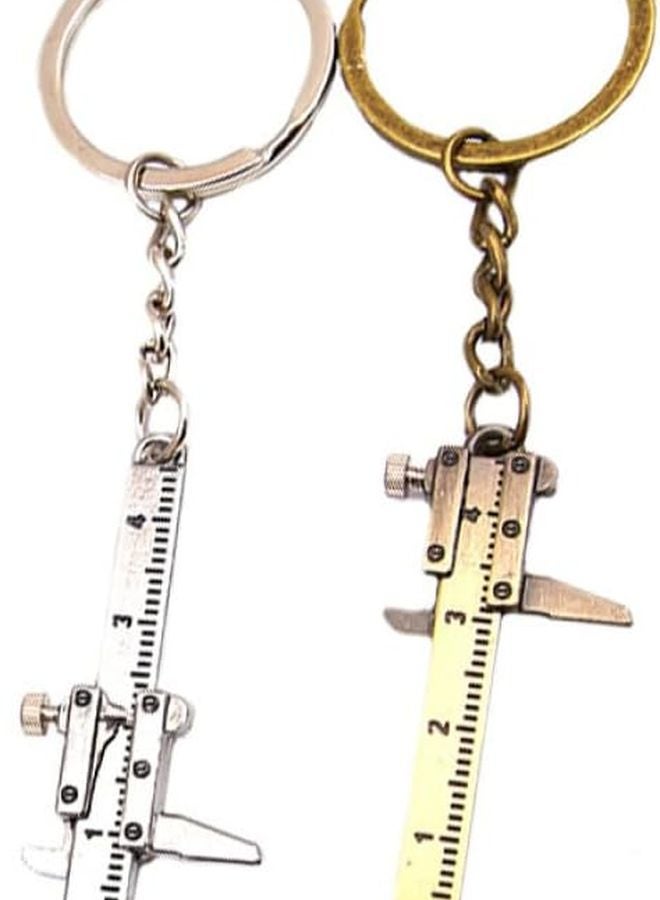Mini Caliper Keychain Pocket Tool Dial Micrometer Measuring Gauge 1 Pc - Image 2
