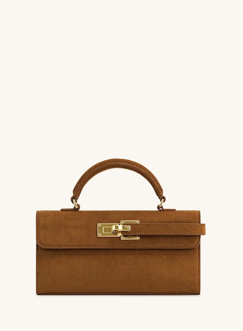 JW PEI Keyla Faux Suede Top Handle Mini Bag