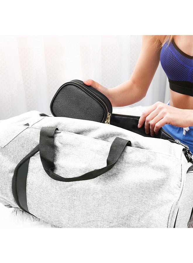 Small Makeup Bag Travel Train Case with Mirror and Light Mini Travel Make up for Women Train Case Cosmetic Organizer 3 Adjustable Brightness Toiletry Bag Portable Artist Storage - Image 5