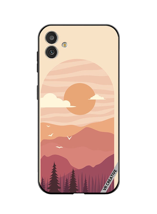 VR CREATIVE Protective Case Cover For Samsung Galaxy F14 Abstract Landscape Design Multicolour - Image 1